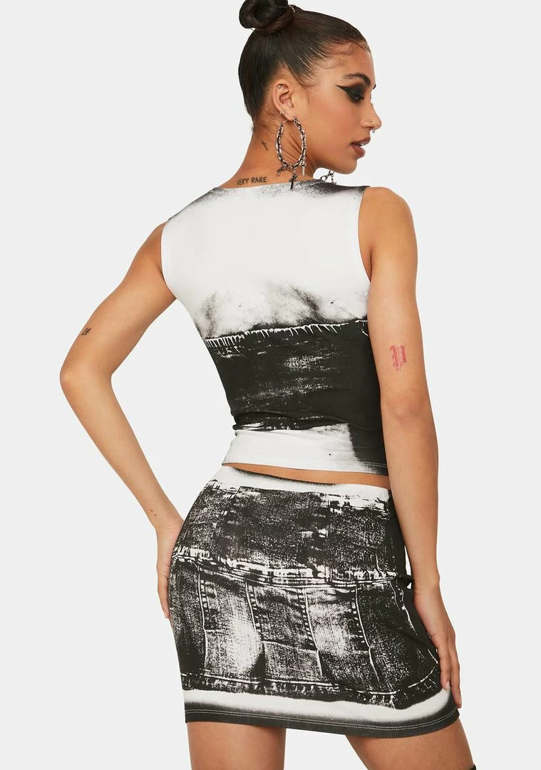 Flash Sale ⭐ Jaded London Bodice Print Mini 👗 Skirt 🛒 6 Jaded London Bodice Print Mini Skirt
