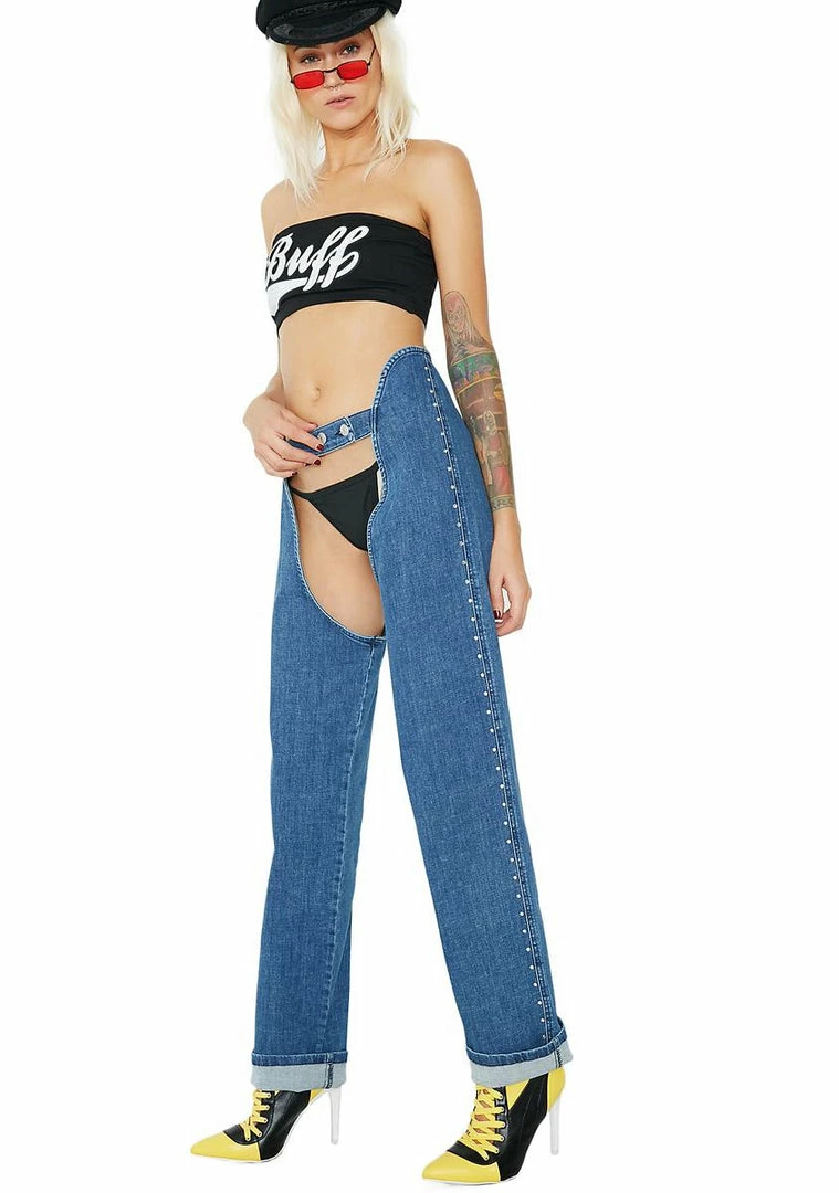 Best reviews of βοΈ Jaded London Bottoms Denim Chaps π 4 Jaded London Bottoms Denim Chaps