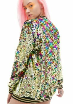 Deals π€© Jaded London Rainbow Sequin Bomber Jacket π₯ 9 Jaded London Rainbow Sequin Bomber Jacket