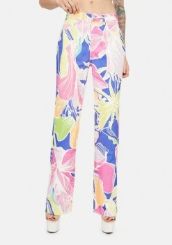 Jaded London Bold Vintage Floral Print Boyfriend Fit Jeans