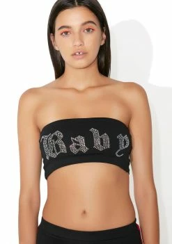Jaded London Baby Diamante Bandeau Top