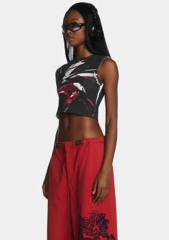 Jaded London In The Fast Lane Tank Top Tops