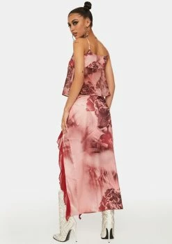 Brand new π₯° Jaded London Vintage Rose Frill Midi π Skirt π 9 Jaded London Vintage Rose Frill Midi Skirt