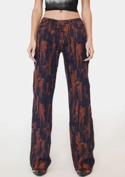 Jaded London Laddered Low Waist Jeans