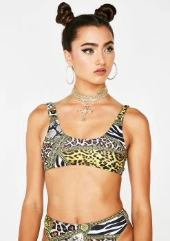 Jaded London Swim Crop Bikini Top