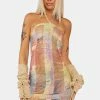 Jaded London Savannah Slashed Halter Dress Cover Ups