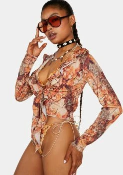 Jaded London Willow Frill Beach Top Dress Blouses