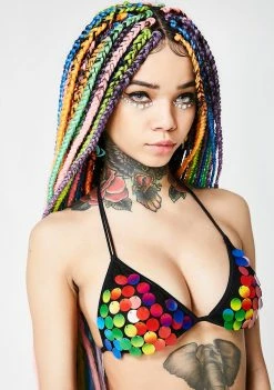 Best deal ๐งจ Jaded London Sequin Triangle ๐ Bikini Top Swim โค๏ธ 9 Jaded London Sequin Triangle Bikini Top Swim