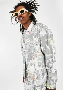 Jaded London Mash Up Denim Jacket Outerwear