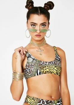 Jaded London Swim Crop Bikini Top