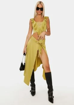 Jaded London Orchard Asymmetric Skirt