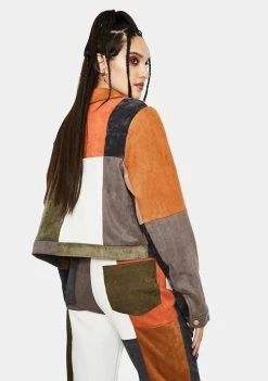 Discount ๐ฏ Jaded London Mixed Patchwork Cord And Vegan Suede Jacket Outerwear ๐ 9 Jaded London Mixed Patchwork Cord And Vegan Suede Jacket Outerwear