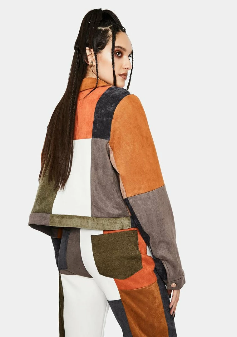 Discount ๐ฏ Jaded London Mixed Patchwork Cord And Vegan Suede Jacket Outerwear ๐ 6 Jaded London Mixed Patchwork Cord And Vegan Suede Jacket Outerwear