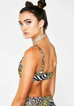 Jaded London Swim Crop Bikini Top
