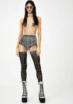 Jaded London Jewelry Diamante Body Chain