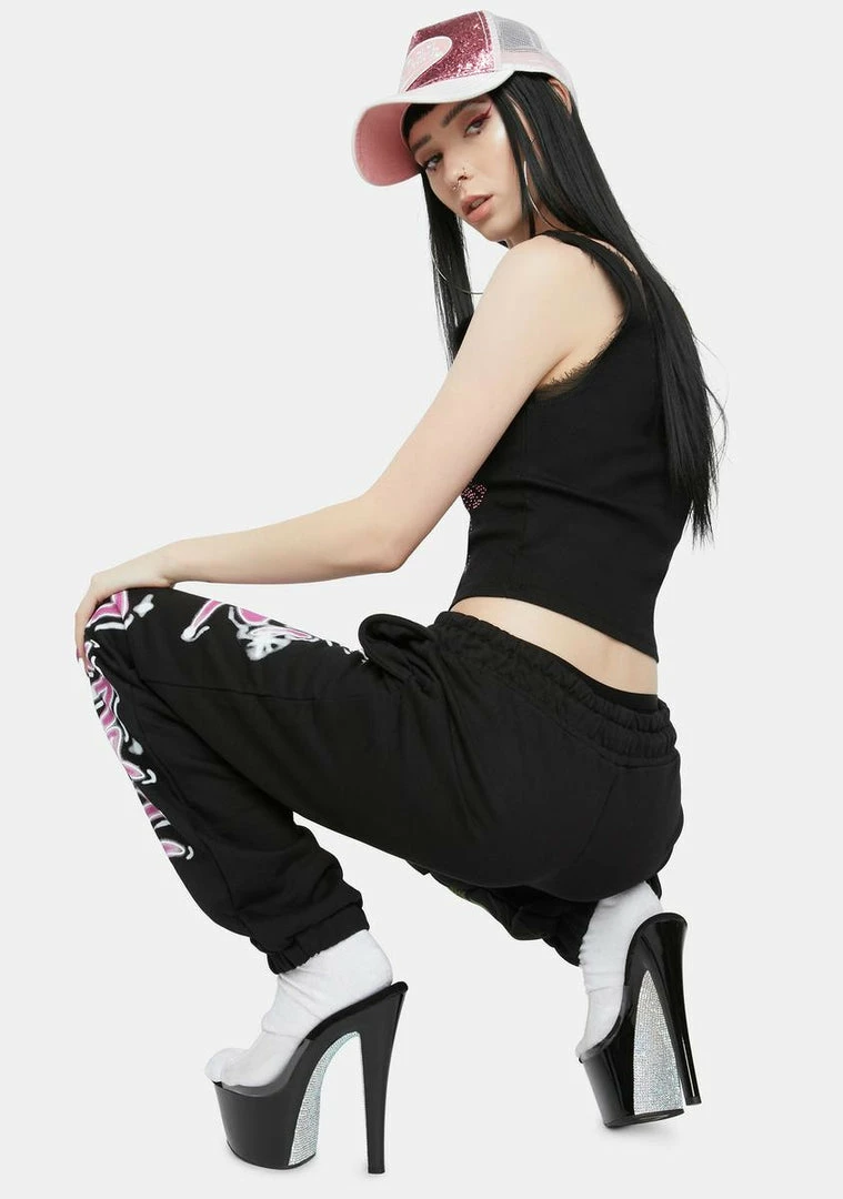 Flash Sale β¨ Jaded London Bottoms Ridin' Dirty Graffiti Print Cuffed Sweatpants π 6 Jaded London Bottoms Ridin' Dirty Graffiti Print Cuffed Sweatpants