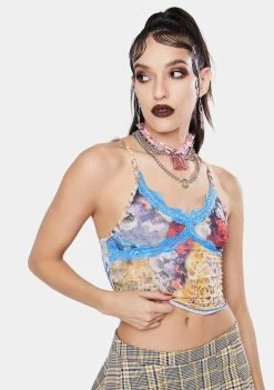 Jaded London Cheetah Print Cami Top Tops