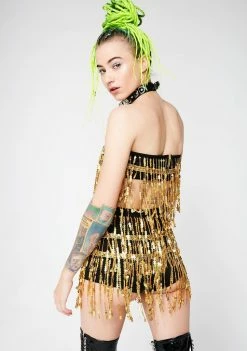 Best reviews of 😍 Jaded London Gold Sequin Fringe Hot Pants 🎉 10 Jaded London Gold Sequin Fringe Hot Pants