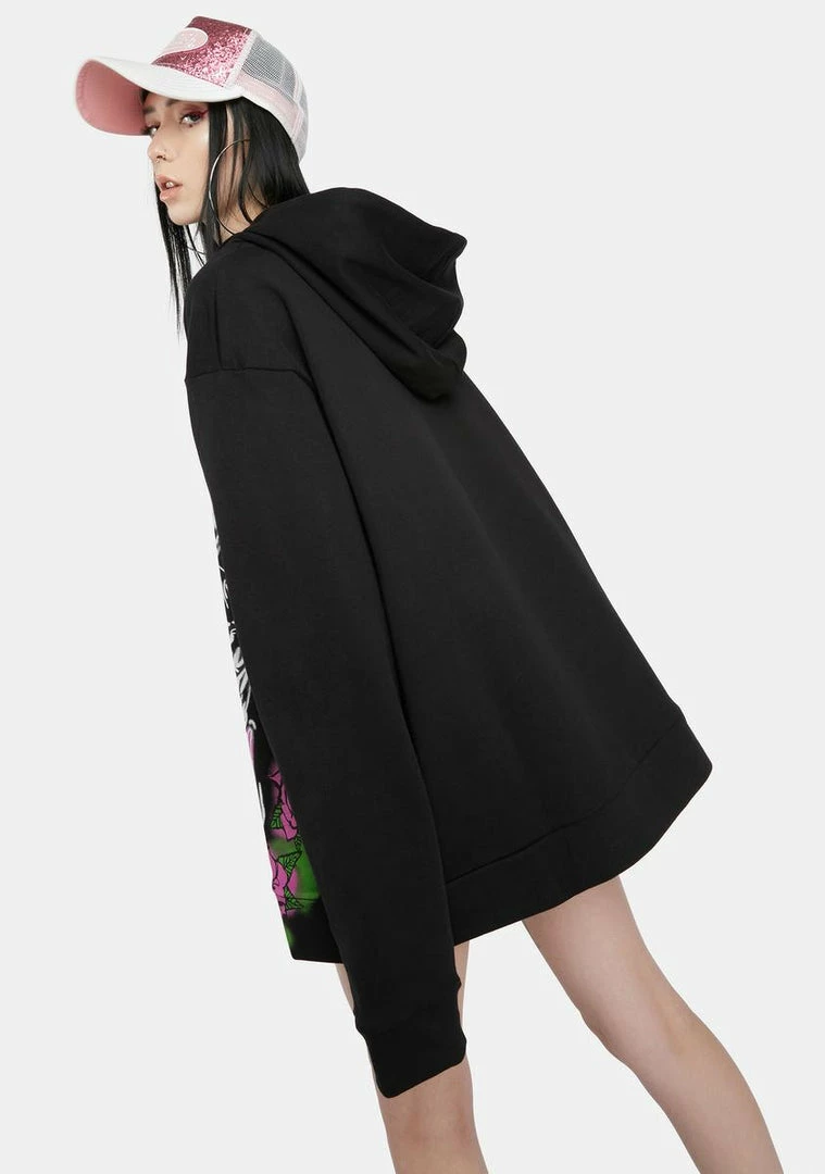 Cheapest π Jaded London Ridin' Dirty Graffiti Print Oversized Hoodie Tops π 6 Jaded London Ridin' Dirty Graffiti Print Oversized Hoodie Tops