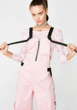 Buy ⭐ Jaded London Pink Cotton Twill Overalls Jumpsuits & Rompers ⭐ 9 Jaded London Pink Cotton Twill Overalls Jumpsuits & Rompers