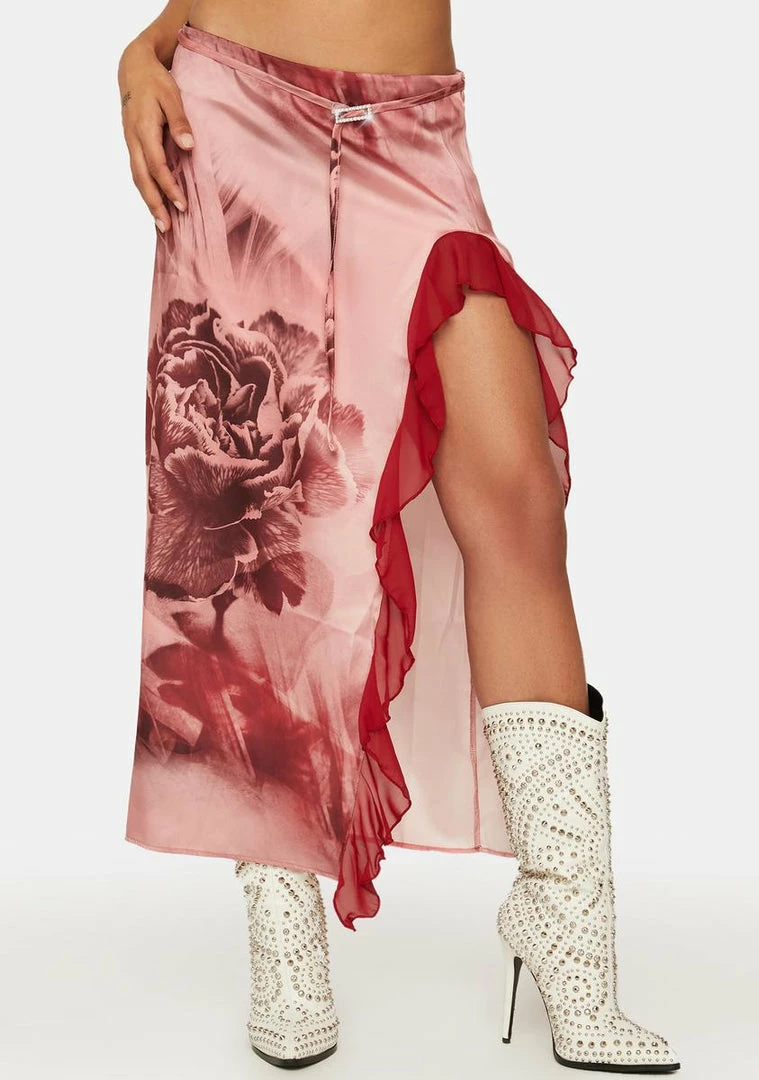 Brand new π₯° Jaded London Vintage Rose Frill Midi π Skirt π 3 Jaded London Vintage Rose Frill Midi Skirt