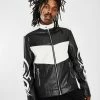 Jaded London Outerwear Tribal Motocross Vegan Leather Jacket