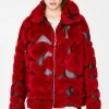 Jaded London Love Oversized Heart Fleece Jacket