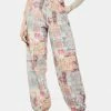 Discount ๐งจ Jaded London Tapestry Print High Waist Joggers Bottoms โ๏ธ 2 Jaded London Tapestry Print High Waist Joggers Bottoms