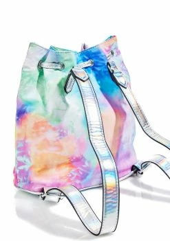 Jaded London Bags & Wallets Rainbow Pom Backpack