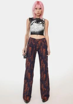 Jaded London Laddered Low Waist Jeans