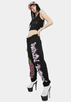 Flash Sale β¨ Jaded London Bottoms Ridin' Dirty Graffiti Print Cuffed Sweatpants π 8 Jaded London Bottoms Ridin' Dirty Graffiti Print Cuffed Sweatpants