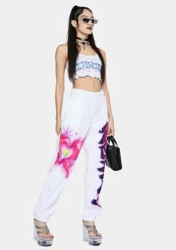 Coupon π Jaded London Pink Heaven Print Oversized Sweatpants Bottoms π 8 Jaded London Pink Heaven Print Oversized Sweatpants Bottoms