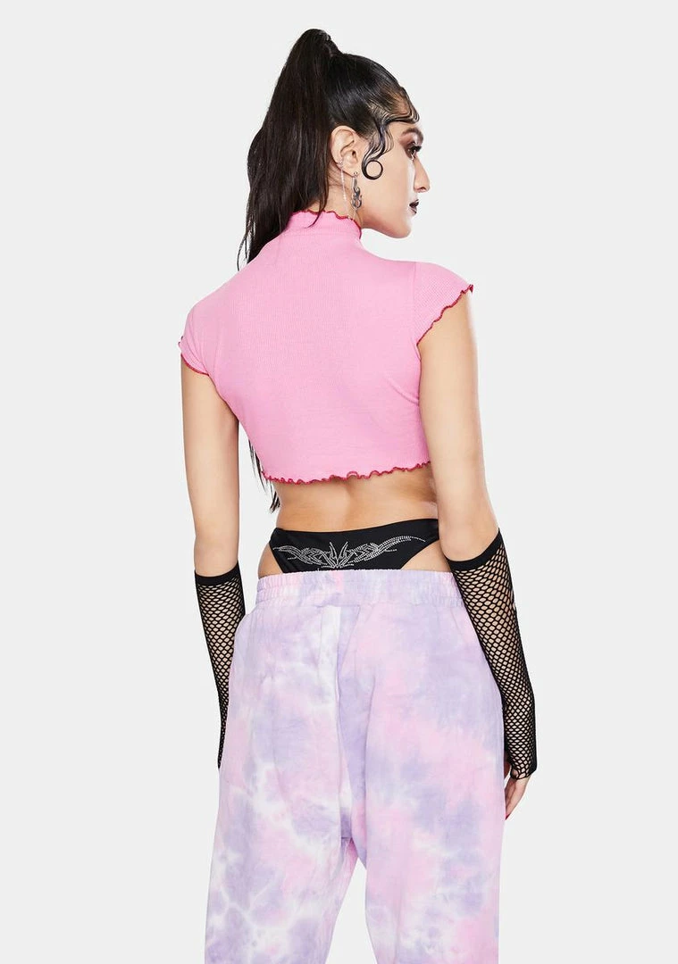 Best Sale ๐ Jaded London Rhinestone Angel & Devil Rib Crop Top Tops ๐ 6 Jaded London Rhinestone Angel & Devil Rib Crop Top Tops