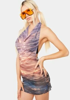 Jaded London Sunset Dreamer Backless Dress