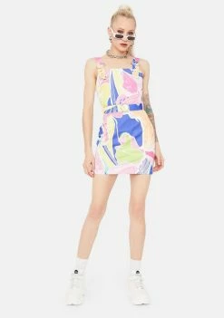Cheapest 👍 Jaded London Vintage Floral Print Denim Mini 👗 Dress 👗 Dresses 🎉 8 Jaded London Vintage Floral Print Denim Mini Dress Dresses