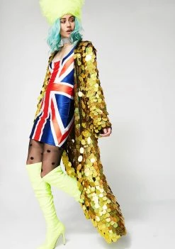 Cheap π Jaded London Gold Hologram Sequin Kimono Outerwear β 12 Jaded London Gold Hologram Sequin Kimono Outerwear