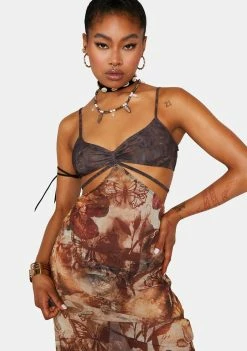 Jaded London Cut Out Maxi Dress Dresses