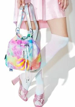 Jaded London Bags & Wallets Rainbow Pom Backpack