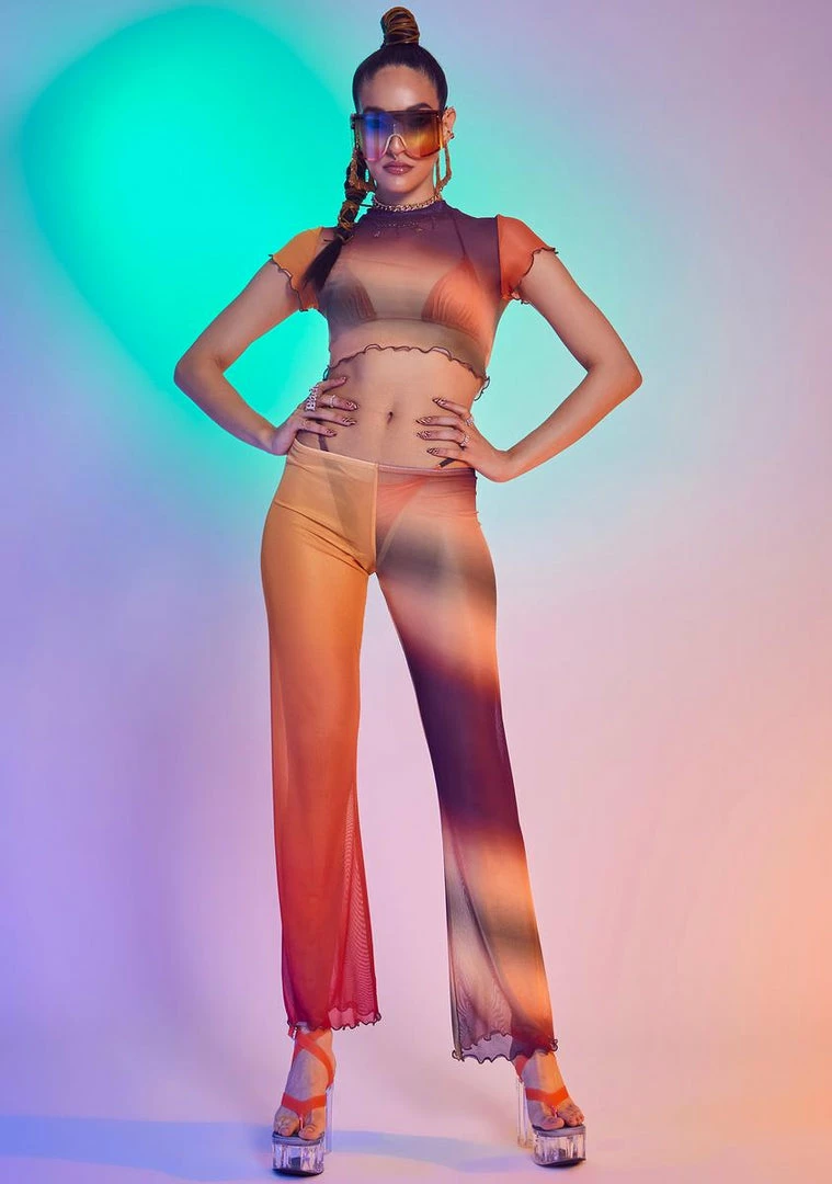 Brand new π₯° Jaded London Ombre Mix Print Mesh Beach Trousers π₯ 5 Jaded London Ombre Mix Print Mesh Beach Trousers