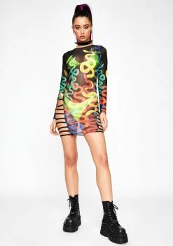 Best deal โค๏ธ Jaded London Climbing Snakes Mesh Mini ๐ Dress ๐ 8 Jaded London Climbing Snakes Mesh Mini Dress