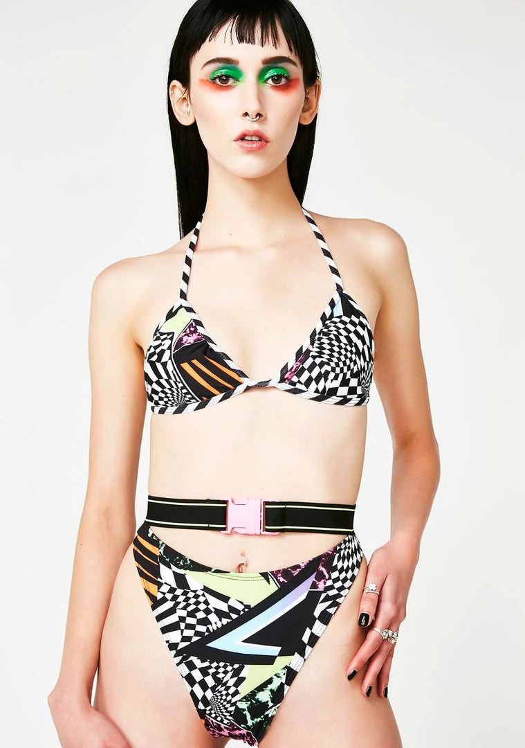 New โ Jaded London Skater Print ๐ Bikini Bottom Swim ๐ 5 Jaded London Skater Print Bikini Bottom Swim
