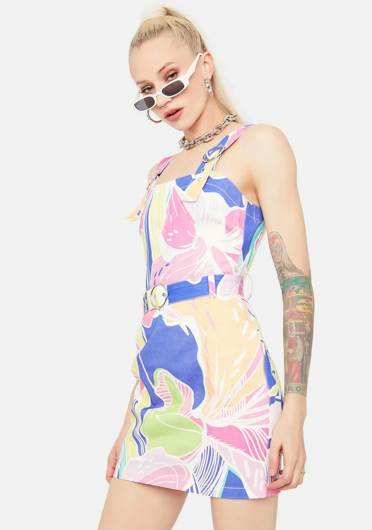 Cheapest 👍 Jaded London Vintage Floral Print Denim Mini 👗 Dress 👗 Dresses 🎉 4 Jaded London Vintage Floral Print Denim Mini Dress Dresses