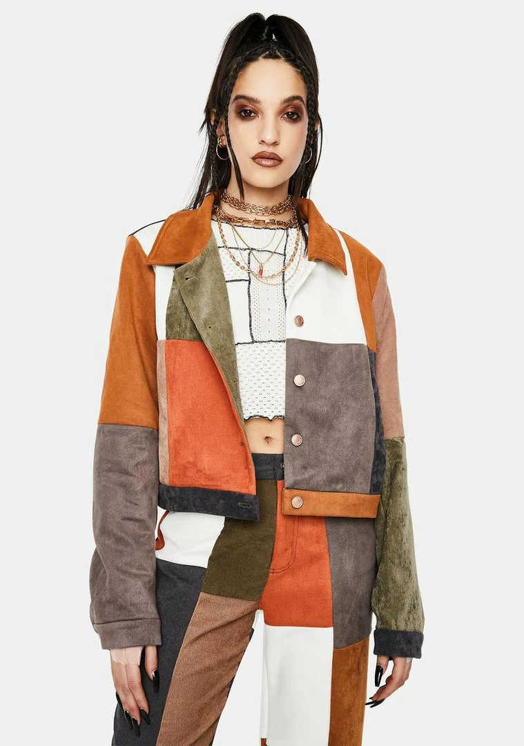 Discount ๐ฏ Jaded London Mixed Patchwork Cord And Vegan Suede Jacket Outerwear ๐ 3 Jaded London Mixed Patchwork Cord And Vegan Suede Jacket Outerwear