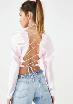 Top 10 ๐คฉ Jaded London Pink Satin Milkmaid Crop Top Tops ๐ 9 Jaded London Pink Satin Milkmaid Crop Top Tops