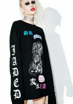 Jaded London Long Sleeve Rock Tee