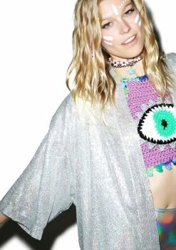 Jaded London Sequin Kimono