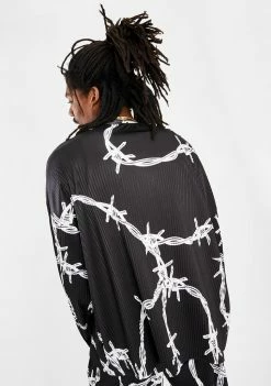 Best Pirce ๐ฏ Jaded London Barbed Wire Pleated Sweatshirt ๐ 9 Jaded London Barbed Wire Pleated Sweatshirt