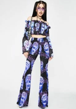 Jaded London Tops Rebirth Statue Shirred Bardot Top