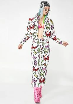 Coupon ❤️ Jaded London White Butterfly Print Denim Jacket 🤩 8 Jaded London White Butterfly Print Denim Jacket