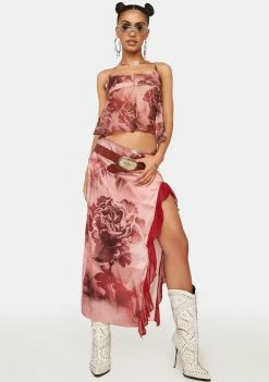 Brand new π₯° Jaded London Vintage Rose Frill Midi π Skirt π 7 Jaded London Vintage Rose Frill Midi Skirt